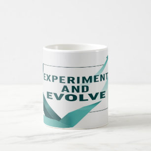 Caneca De Café Experimentar e Evoluir opção 2
