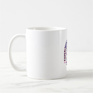 Caneca De Café Experimento de Unicórnio com Faíscas Corte Comerci