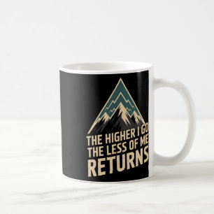 Caneca De Café Explorador de Picos de Escalada da Cordilheira de