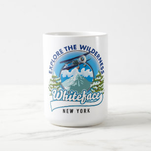 Caneca De Café Explore a Natureza Selvagem, Whiteface Nova Iorque
