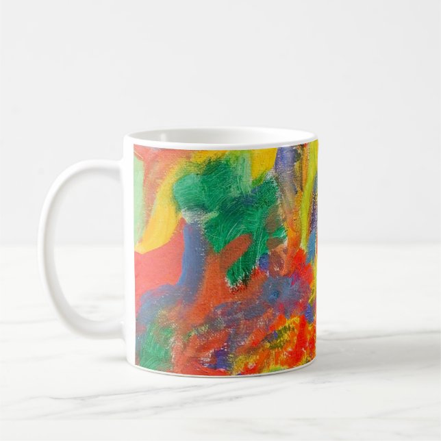 Caneca De Café Explosão de Cores (Esquerda)