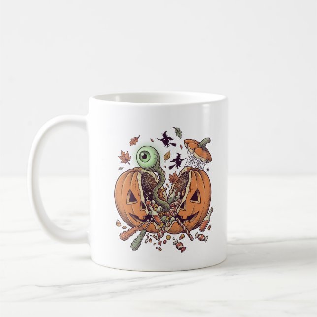 Caneca de café explosão de doces de abóbora de Hal (Esquerda)