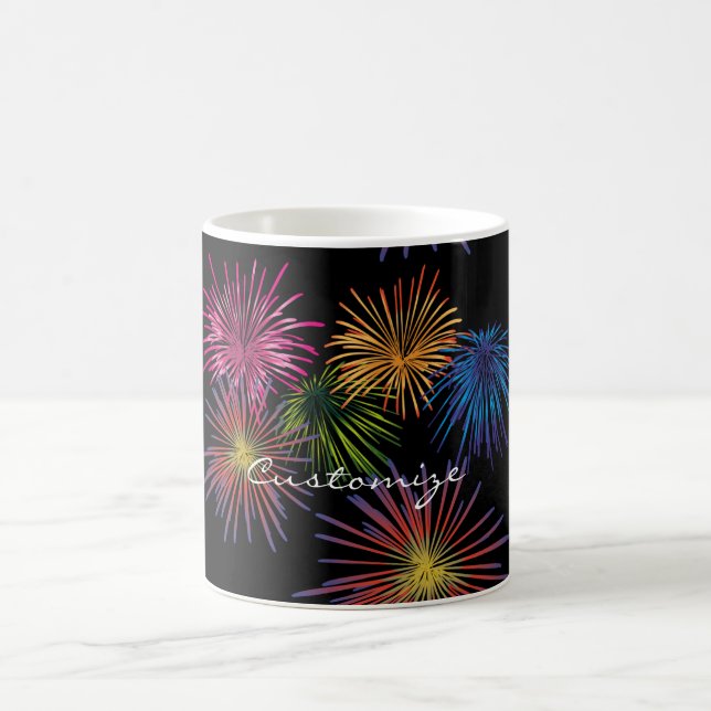 Caneca De Café Explosão de Thunder_Cove do Fireworks (Centro)