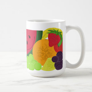 Caneca De Café Explosão Divertida de Frutas