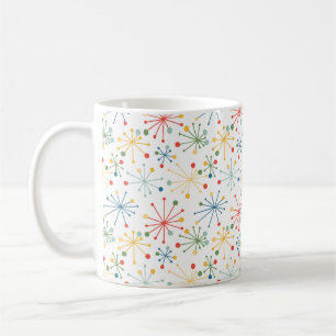 Caneca De Café Explosões de Estrelas Coloridas