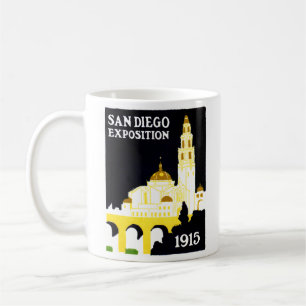 Caneca De Café Exposição 1915 de San Diego