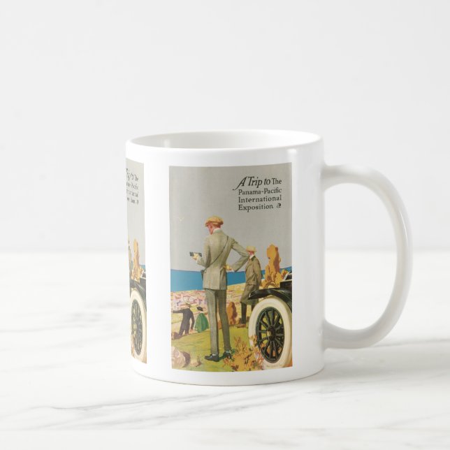 Caneca De Café Exposição Panamá Pacífico (Direita)