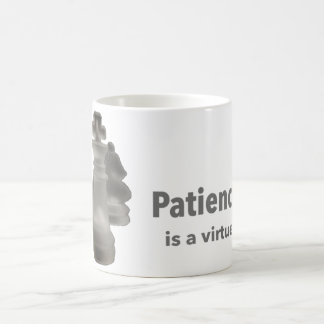 Caneca De Café Expressão Classic Mug "Paciência é uma Virtude"