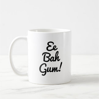 Caneca De Café Expressão Ee Bah Gum Yorkshire, gíria do Reino Uni
