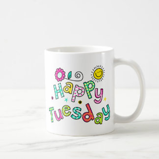 Caneca De Café Expressão feliz bonito do texto do cumprimento da