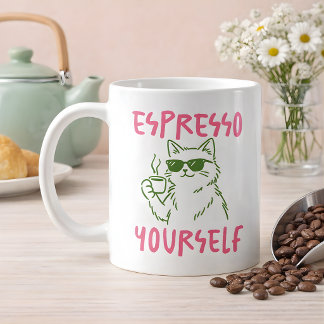 Caneca De Café Expresse-se com Humor Café do Gato
