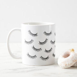 Caneca De Café Extensões Eyelash Cóteas Lashes Maquiagem