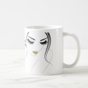 Caneca De Café Extensões longas do chicote dos chicotes da cara