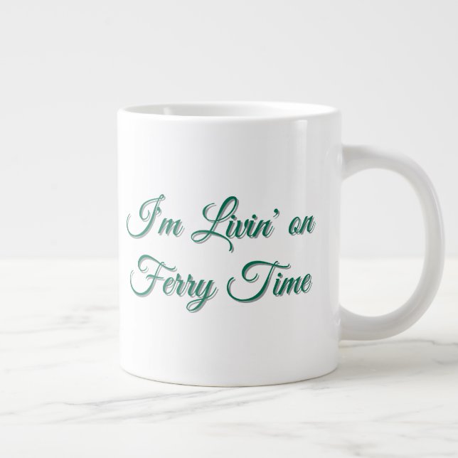 Caneca de café extra grande engraçada para pessoas (Direita)