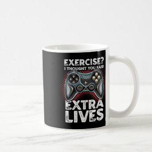 Caneca De Café Extra Vive Engraçado Jogo de Controlador de Vídeo
