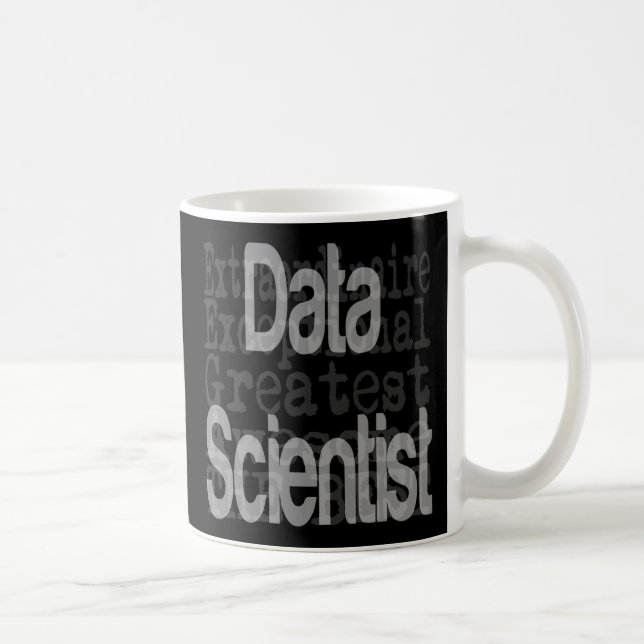 Caneca De Café Extraordinário de Cientista de Dados (Direita)