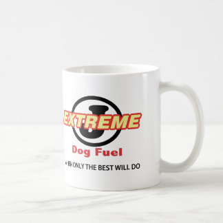 Caneca de café extrema branca lisa do combustível