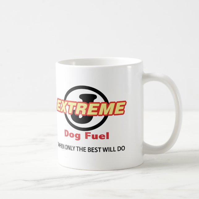 Caneca de café extrema branca lisa do combustível (Direita)