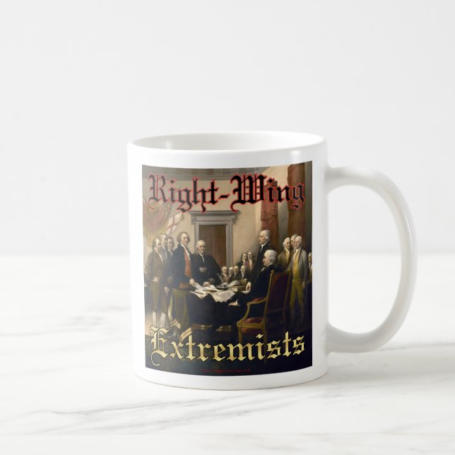 Caneca De Café Extremistas de direita (Direita)