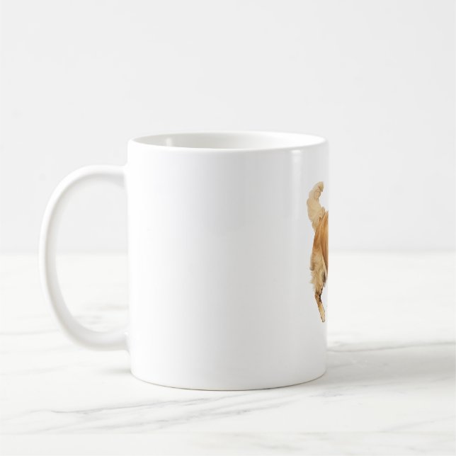 Caneca De Café Exuberant Ouro Retriever Playtime - Cachorro Dinâm (Esquerda)