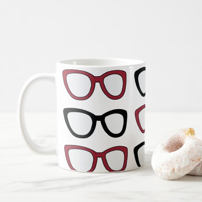Caneca De Café Eyeglasses Spectacles Specs Glasses (Com Donut)