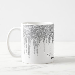 Caneca De Café Eyelash Makeup Artista Bridal 16º SilverGrey