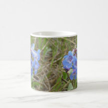 F3 Flores Silvestres Azuis Penstemon Azul Delgado