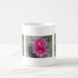 Caneca De Café F5 Flores De Cactus "Escobaria vivipara"