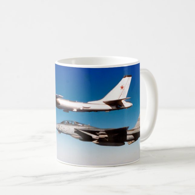 CANECA DE CAFÉ F-14 "INTERCEITO DE URSO" TOMCAT (Frente Esquerda)
