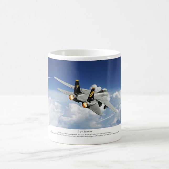 Caneca De Café F-14 Tomcat (Centro)