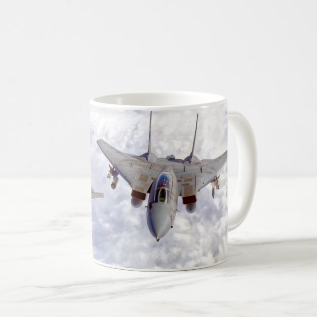 CANECA DE CAFÉ F-14 TOMCAT (Frente Esquerda)