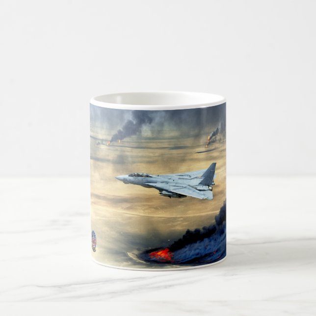 CANECA DE CAFÉ F-14 TOMCAT "DESERT PATROL" (Centro)