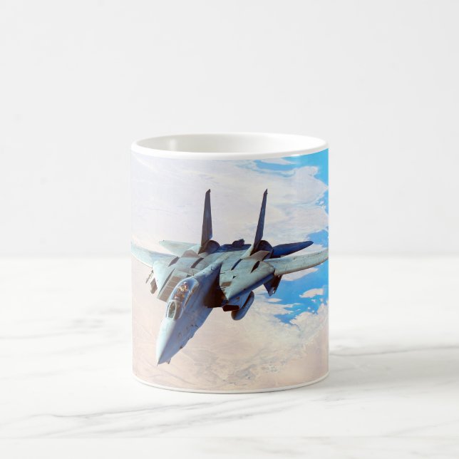 CANECA DE CAFÉ F-14 TOMCAT "ON PATROL" (Centro)