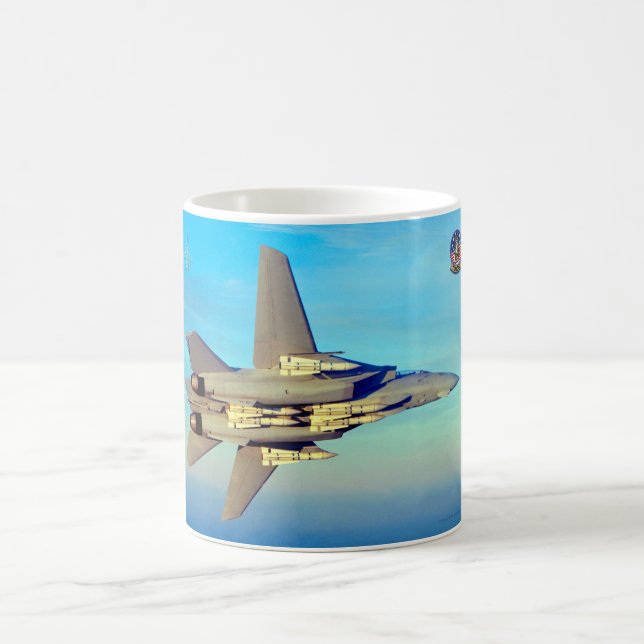 CANECA DE CAFÉ F-14 TOMCAT "ON PATROL" (Centro)
