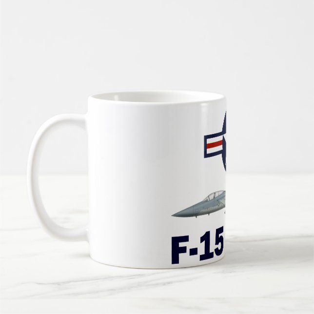 Caneca De Café F-15C Eagle 94th fighter Squadron (Esquerda)
