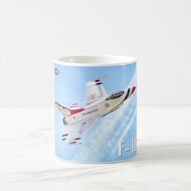 CANECA DE CAFÉ F-16C FALCÃO DE LUTA (Centro)