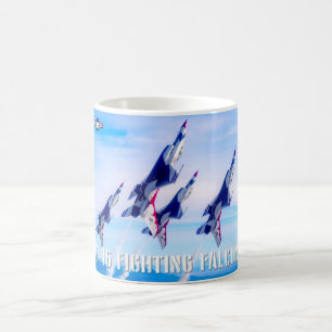 CANECA DE CAFÉ F-16C FALCÃO DE LUTA