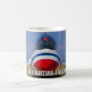 CANECA DE CAFÉ F-16C FALCÃO DE LUTA