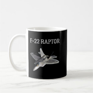 Caneca De Café F-22 Jato do Raptor Jet F22 do Camisa do Combatent