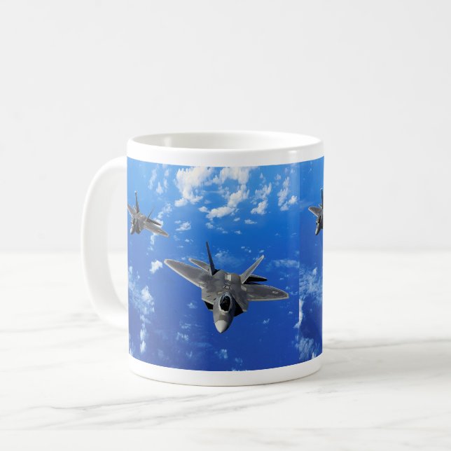 Caneca De Café F-22 Raptor コーヒーマグカップ (Frente Esquerda)