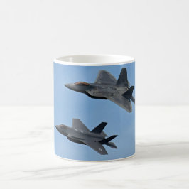 Caneca De Café F-35 e F-22 Jato de combate