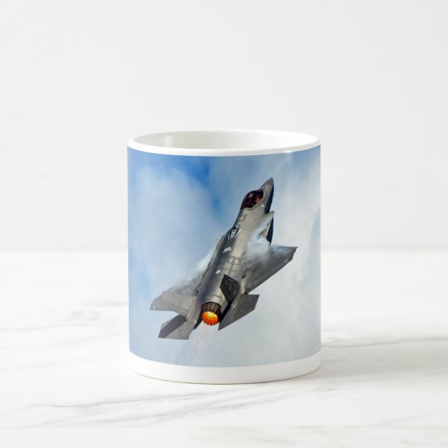 Caneca De Café F-35 Jato de combate (Centro)