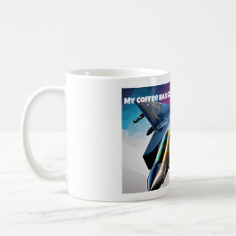 Caneca De Café F-35 Jato de Combatente