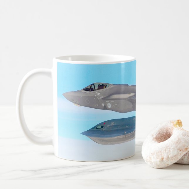 CANECA DE CAFÉ F-35A LIGHTNING II (PAÍSES BAIXOS) (Com Donut)