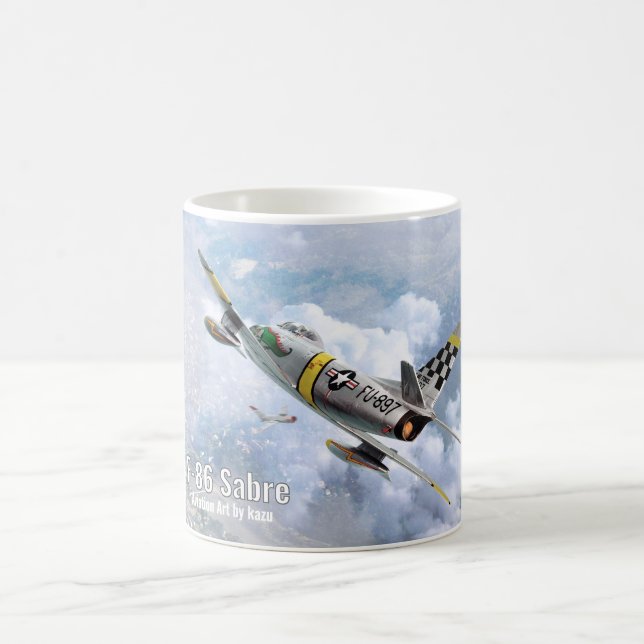 Caneca De Café F-86 Sabre (Centro)