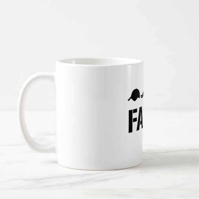 Caneca De Café F@c! Ao Redor E Descubra O Mug (Esquerda)