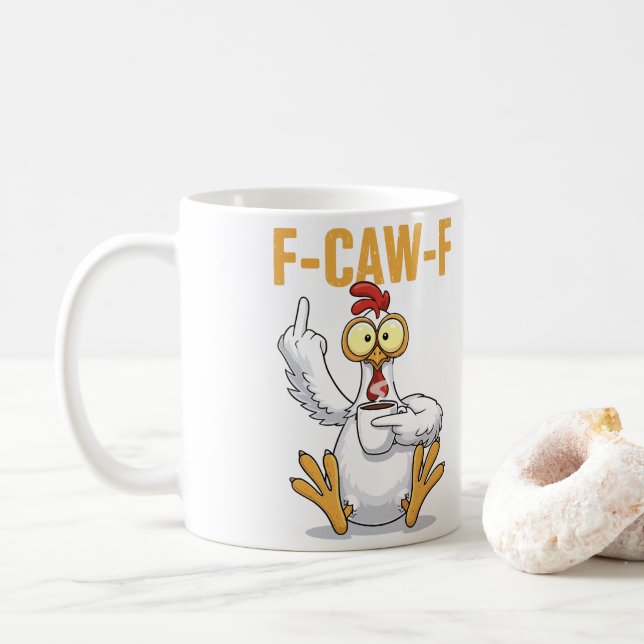 CANECA DE CAFÉ F-CAW-F (Com Donut)