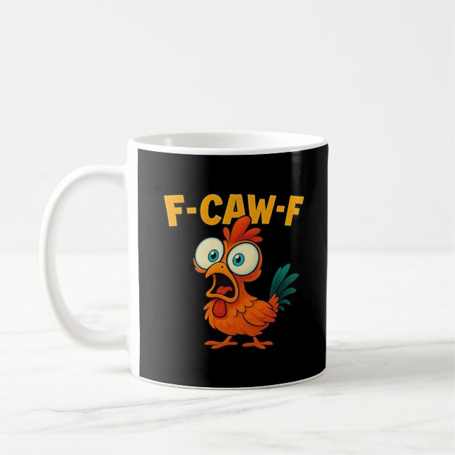 Caneca De Café F-Caw-F Chicken Essential Creative Casual (Esquerda)