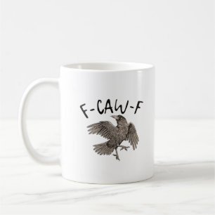 Caneca De Café F-Caw-F Clássico Estético Casual