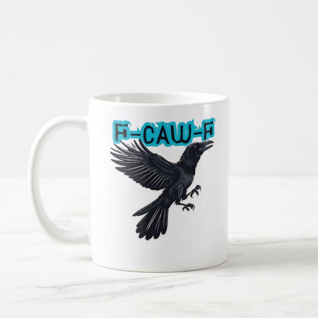 Caneca De Café F Caw F Creative Casual Style (Esquerda)